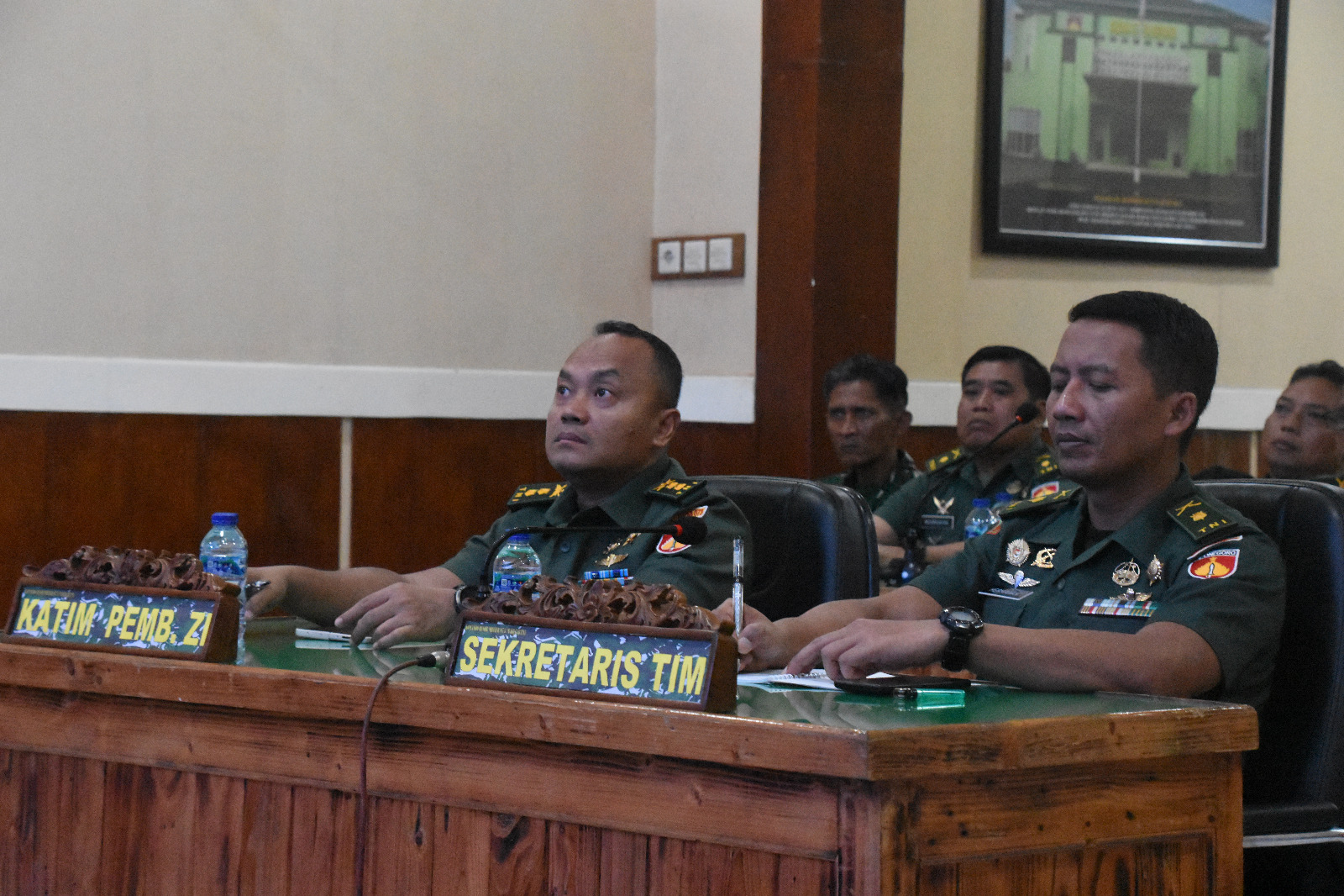 Korem 073/Makutarama Ikuti Video Conference (Vicon)  Dari PUSRB TNI